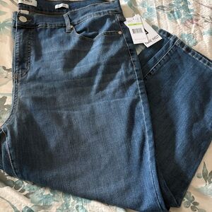 Nine West Chelsea Denim Capris - Sz 18W - NWT